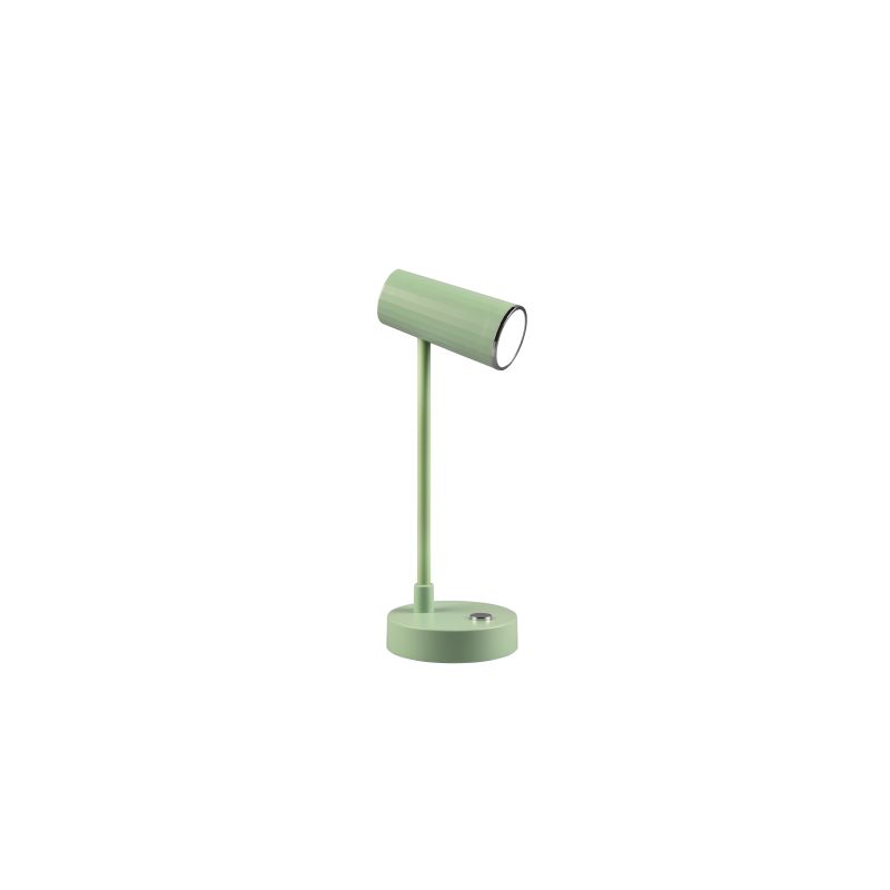 - Lenny - Recharging Green CCT Table Lamp with USB Trio-R52661115 - Lenny - Recharging Green CCT Table Lamp with USB