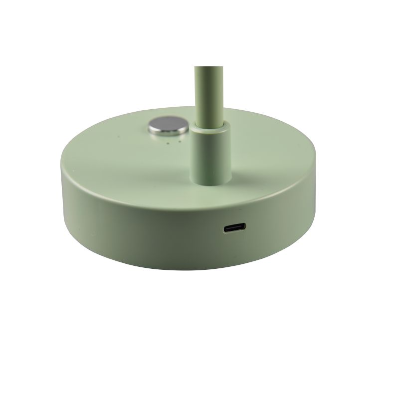 - Lenny - Recharging Green CCT Table Lamp with USB Trio-R52661115 - Lenny - Recharging Green CCT Table Lamp with USB