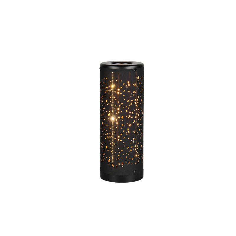 - Taco - Black Fabric LED Table Lamp with Starlight Effect Trio-R52801002 - Taco - Black Fabric LED Table Lamp with Starlight Effect