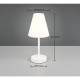 Trio-R53621101 - Kenny - Rechargeable White LED Table Lamp