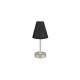 Trio-R53621102 - Kenny - Rechargeable Matt Nickel LED Table Lamp with Black Shade