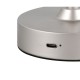 Trio-R53621107 - Kenny - Rechargeable Matt Nickel LED Table Lamp with White Shade
