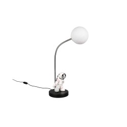 Arm - White & Black Astronaut Desk Lamp