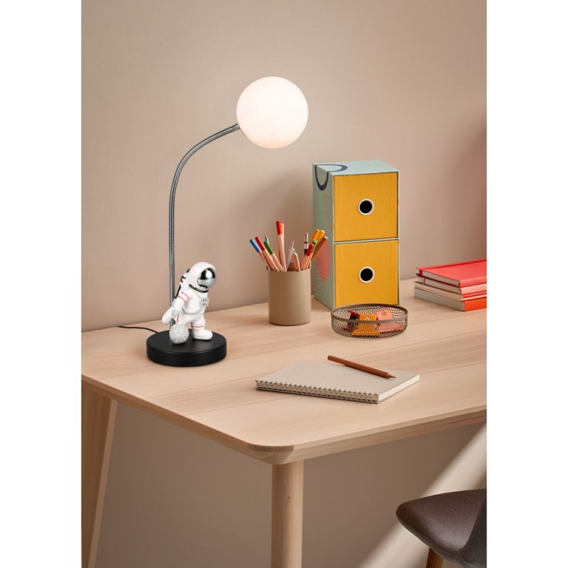 Trio-R53801102 - Arm - White & Black Astronaut Desk Lamp