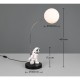 Trio-R53801102 - Arm - White & Black Astronaut Desk Lamp