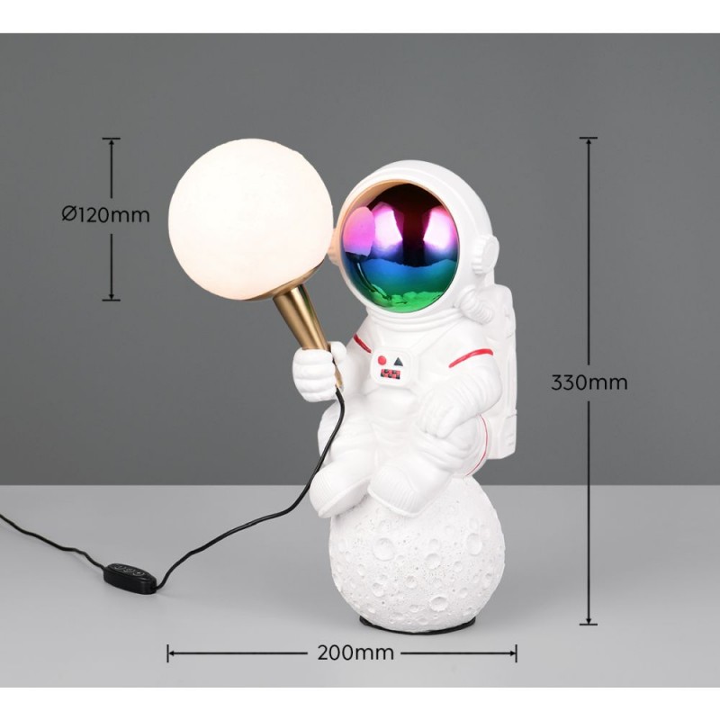 Trio-R53811901 - Strong - White Astronaut Table Lamp