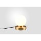- Prinz II - Matt Brass Table Lamp with White Glass Trio-R54011008 - Prinz II - Matt Brass Table Lamp with White Glass