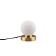 - Prinz II - Matt Brass Table Lamp with White Glass Trio-R54011008 - Prinz II - Matt Brass Table Lamp with White Glass
