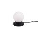 - Prinz II - Matt Black Table Lamp with White Glass Trio-R54011032 - Prinz II - Matt Black Table Lamp with White Glass
