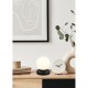 - Prinz II - Matt Black Table Lamp with White Glass Trio-R54011032 - Prinz II - Matt Black Table Lamp with White Glass