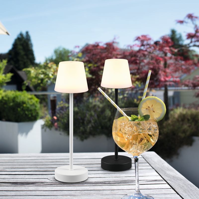 - Martinez - Portable Indoor/Outdoor Rechargeable White CCT Table Lamp Trio-R54086131 - Martinez - Portable Indoor/Outdoor Rechargeable White CCT Table Lamp
