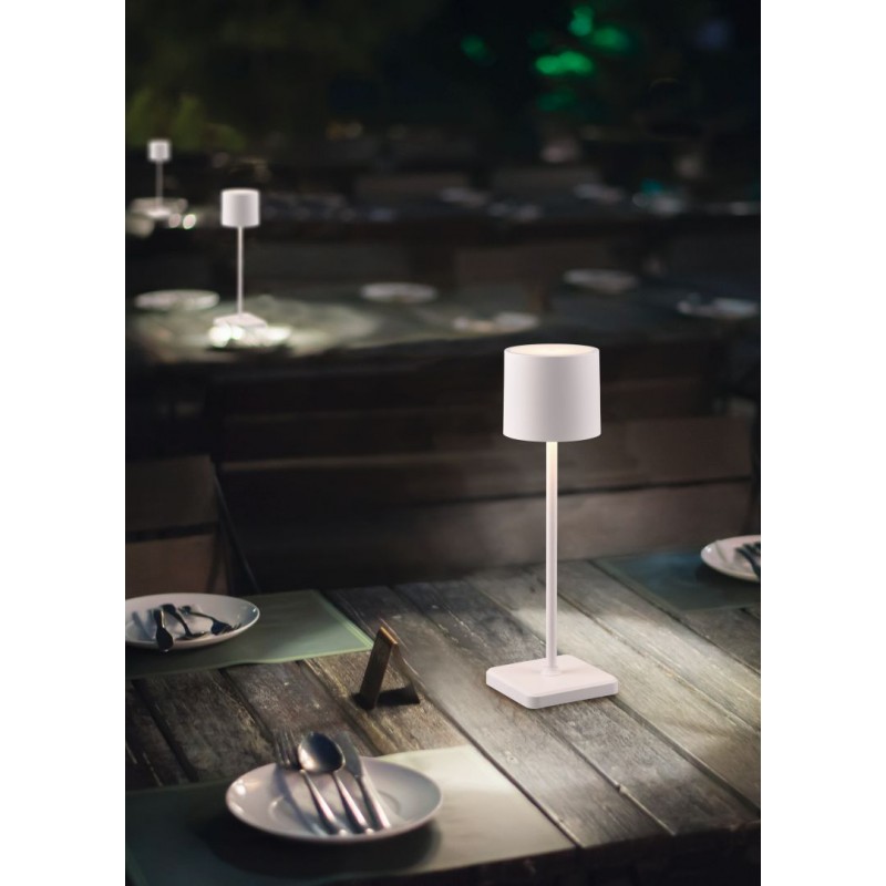 Table & Floor Lamp - Fernandez - Portable Indoor/Outdoor Rechargeable White CCT Table Lamp Trio-R54096131 - Fernandez - Portable Indoor/Outdoor Rechargeable White CCT Table Lamp