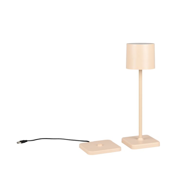 - Fernandez - Portable Indoor/Outdoor Rechargeable Sand CCT Table Lamp Trio-R54096166 - Fernandez - Portable Indoor/Outdoor Rechargeable Sand CCT Table Lamp