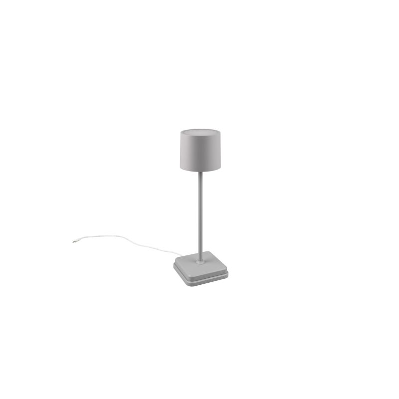 - Fernandez - Portable Indoor/Outdoor Rechargeable Grey CCT Table Lamp Trio-R54096177 - Fernandez - Portable Indoor/Outdoor Rechargeable Grey CCT Table Lamp