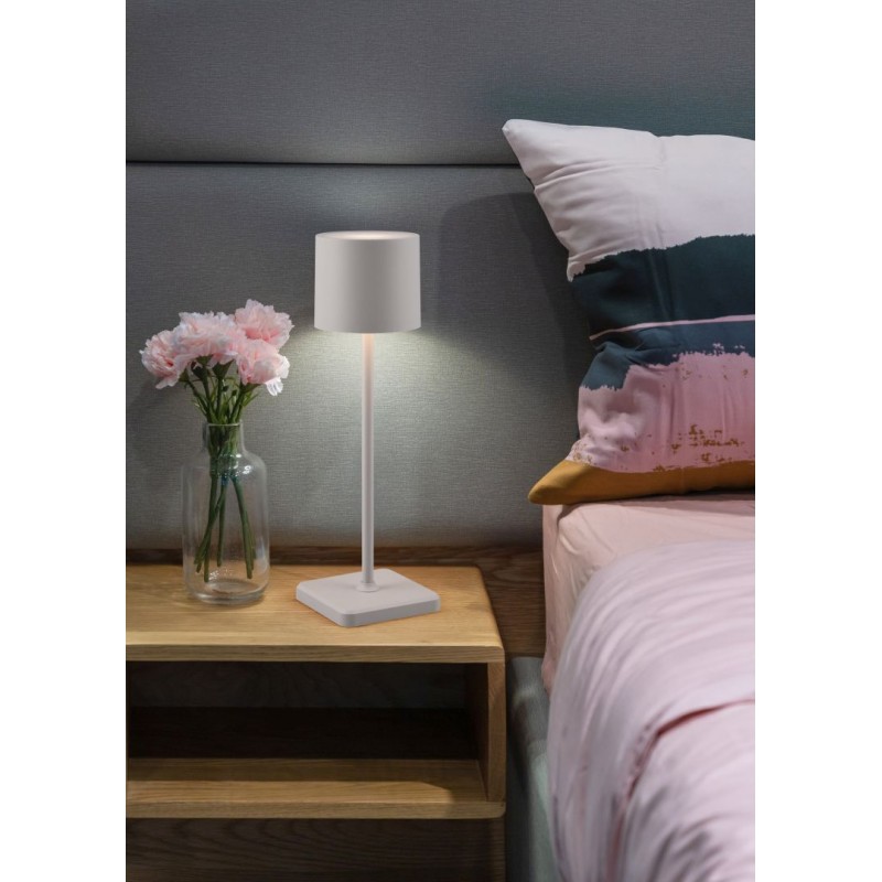 - Fernandez - Portable Indoor/Outdoor Rechargeable Grey CCT Table Lamp Trio-R54096177 - Fernandez - Portable Indoor/Outdoor Rechargeable Grey CCT Table Lamp