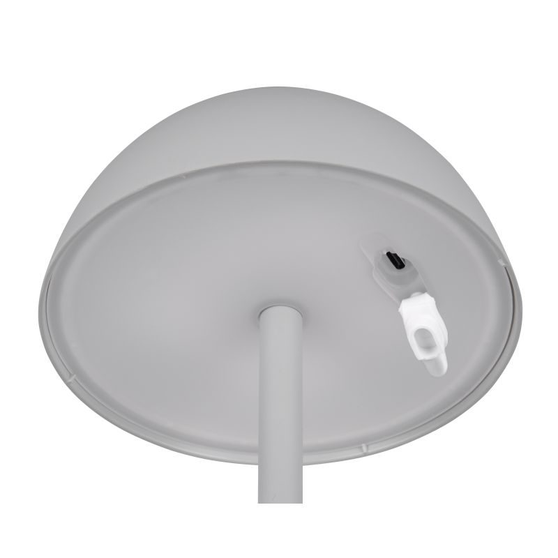 - Ricardo - Portable Indoor/Outdoor Rechargeable Grey LED Table Lamp Trio-R54106177 - Ricardo - Portable Indoor/Outdoor Rechargeable Grey LED Table Lamp