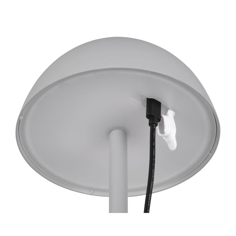 - Ricardo - Portable Indoor/Outdoor Rechargeable Grey LED Table Lamp Trio-R54106177 - Ricardo - Portable Indoor/Outdoor Rechargeable Grey LED Table Lamp
