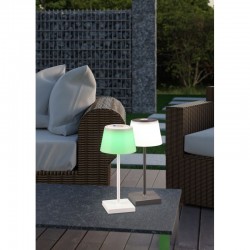 Sanchez - Portable Indoor/Outdoor Rechargeable Anthracite RGBW Table Lamp Sanchez - Portable Indoor/Outdoor Rechargeable Anthracite RGBW Table Lamp