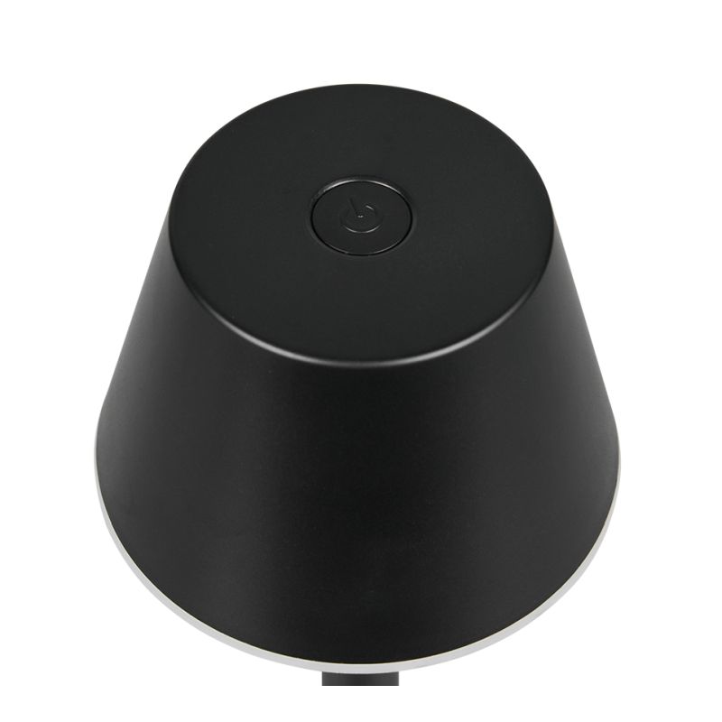 Trio-R54991132 - Vidal - Rechargeable Matt Black Table Lamp IP44