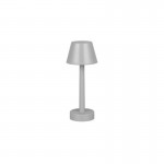 Vidal - Rechargeable Grey Table Lamp IP44