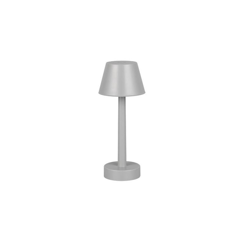 Trio-R54991177 - Vidal - Rechargeable Grey Table Lamp IP44