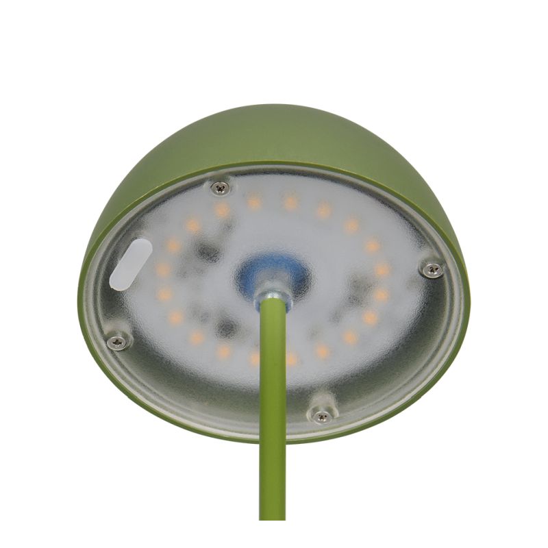 Trio-R55601115 - Ortiz - Portable Indoor/Outdoor Rechargeable Green Table Lamp