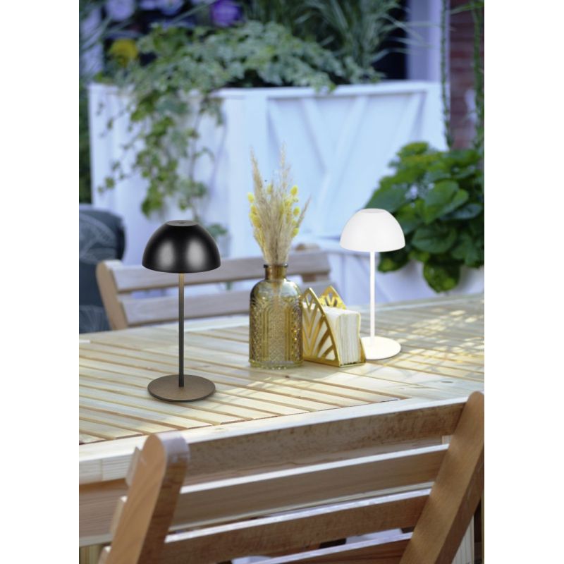 Trio-R55601131 - Ortiz - Portable Indoor/Outdoor Rechargeable White Table Lamp
