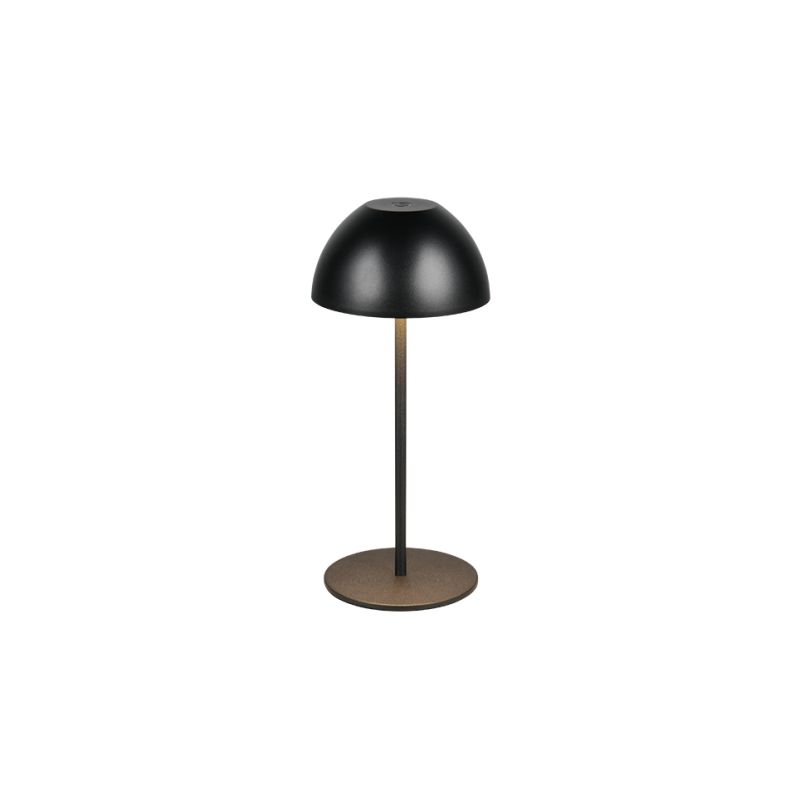 - Ortiz - Portable Indoor/Outdoor Rechargeable Black Table Lamp Trio-R55601132 - Ortiz - Portable Indoor/Outdoor Rechargeable Black Table Lamp