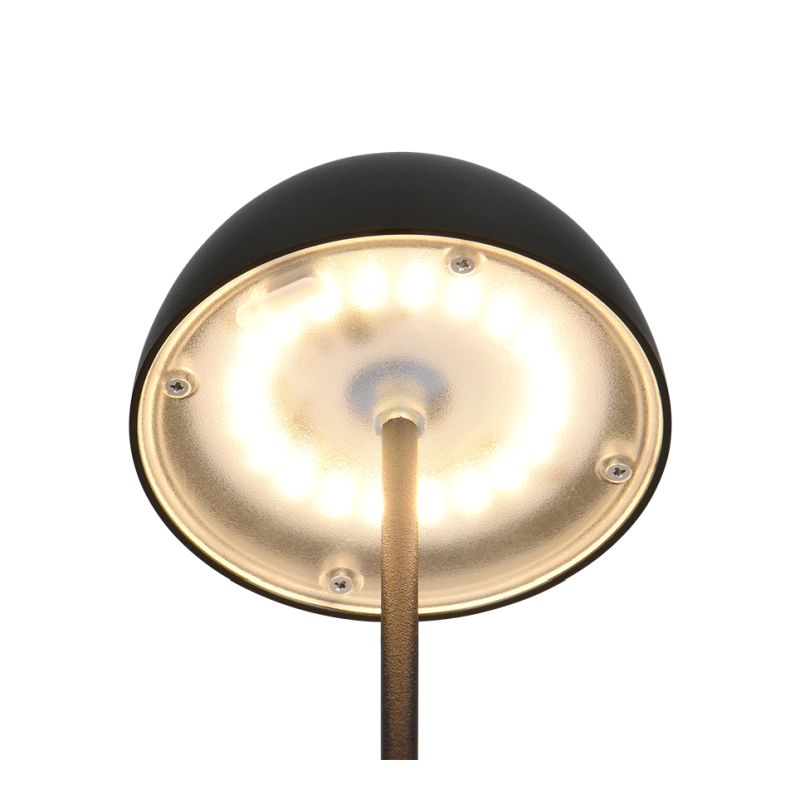 - Ortiz - Portable Indoor/Outdoor Rechargeable Black Table Lamp Trio-R55601132 - Ortiz - Portable Indoor/Outdoor Rechargeable Black Table Lamp