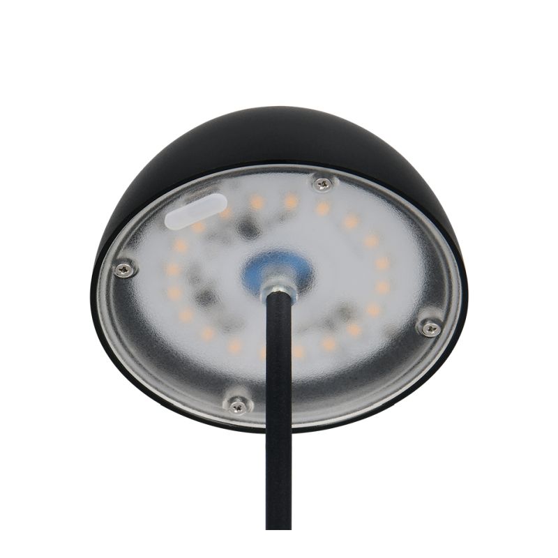 - Ortiz - Portable Indoor/Outdoor Rechargeable Black Table Lamp Trio-R55601132 - Ortiz - Portable Indoor/Outdoor Rechargeable Black Table Lamp