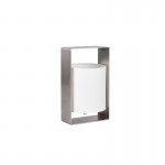 Pail - Matt Nickel Table Lamp with White Shade Pail - Matt Nickel Table Lamp with White Shade