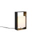 Trio-R55751032 - Pail - Matt Black Table Lamp with White Shade