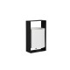 Trio-R55751032 - Pail - Matt Black Table Lamp with White Shade