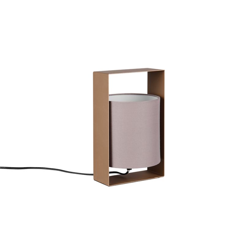 Trio-R55751065 - Pail - Coffee Table Lamp with Taupe Shade