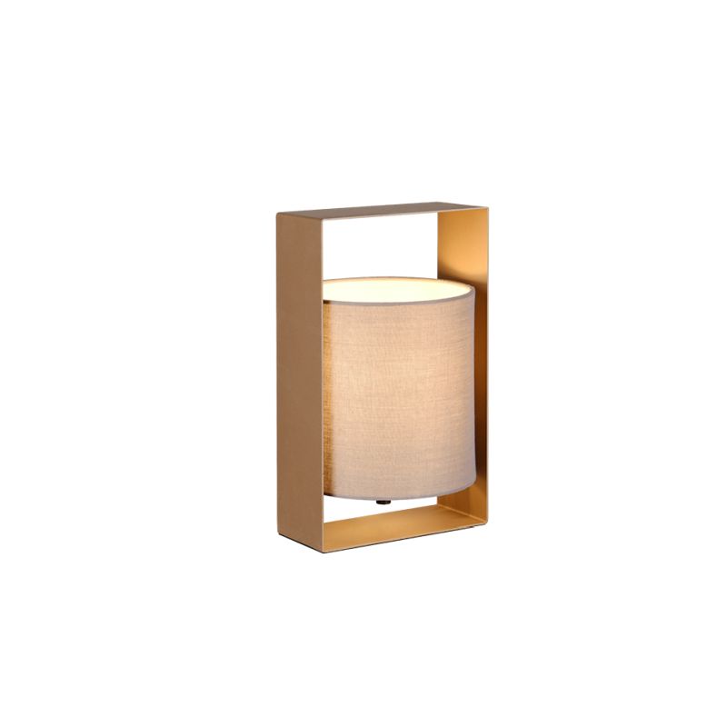Trio-R55751065 - Pail - Coffee Table Lamp with Taupe Shade