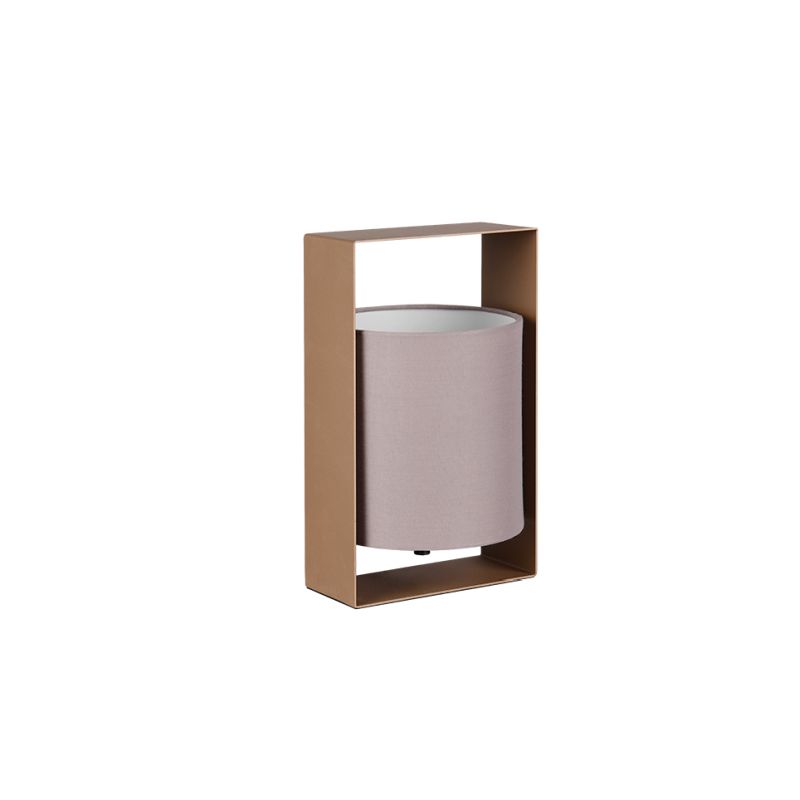 Trio-R55751065 - Pail - Coffee Table Lamp with Taupe Shade