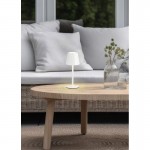 Diaz - Portable Indoor/Outdoor Rechargeable White Table Lamp Diaz - Portable Indoor/Outdoor Rechargeable White Table Lamp