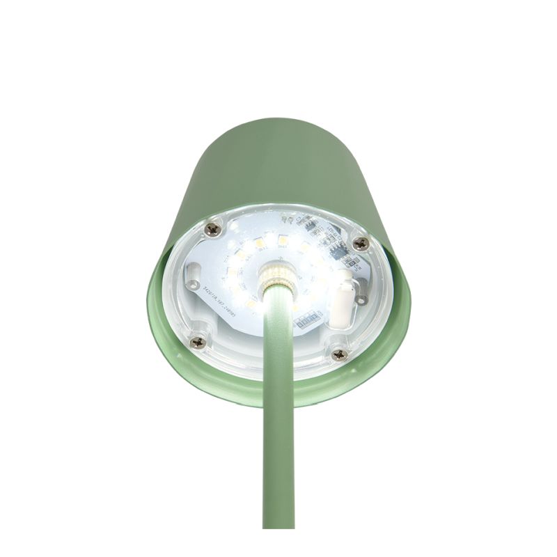 Trio-R55961149 - Diaz - Portable Indoor/Outdoor Rechargeable Green Table Lamp