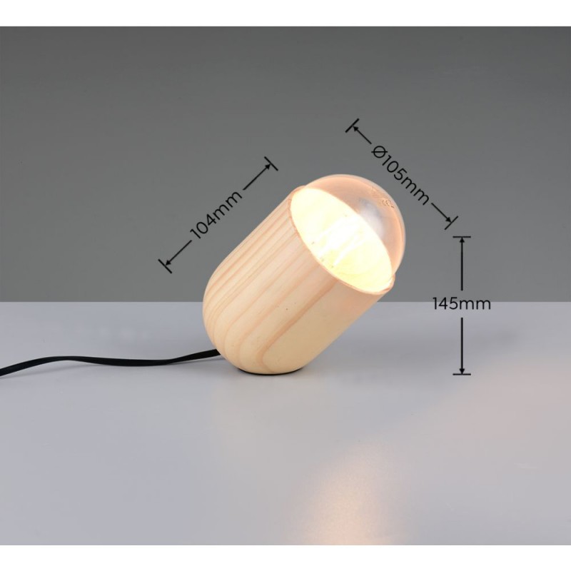 Trio-R56311030 - Nara - Natural Wood Table Lamp