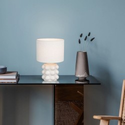 Kate - White Table Lamp ∅ 20 cm
