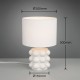 Trio-R56481001 - Kate - White Table Lamp ∅ 20 cm