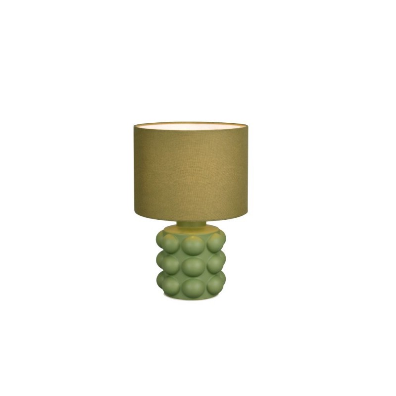 Trio-R56481015 - Kate - Green Table Lamp ∅ 20 cm
