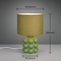 Kate - Green Table Lamp ∅ 20 cm