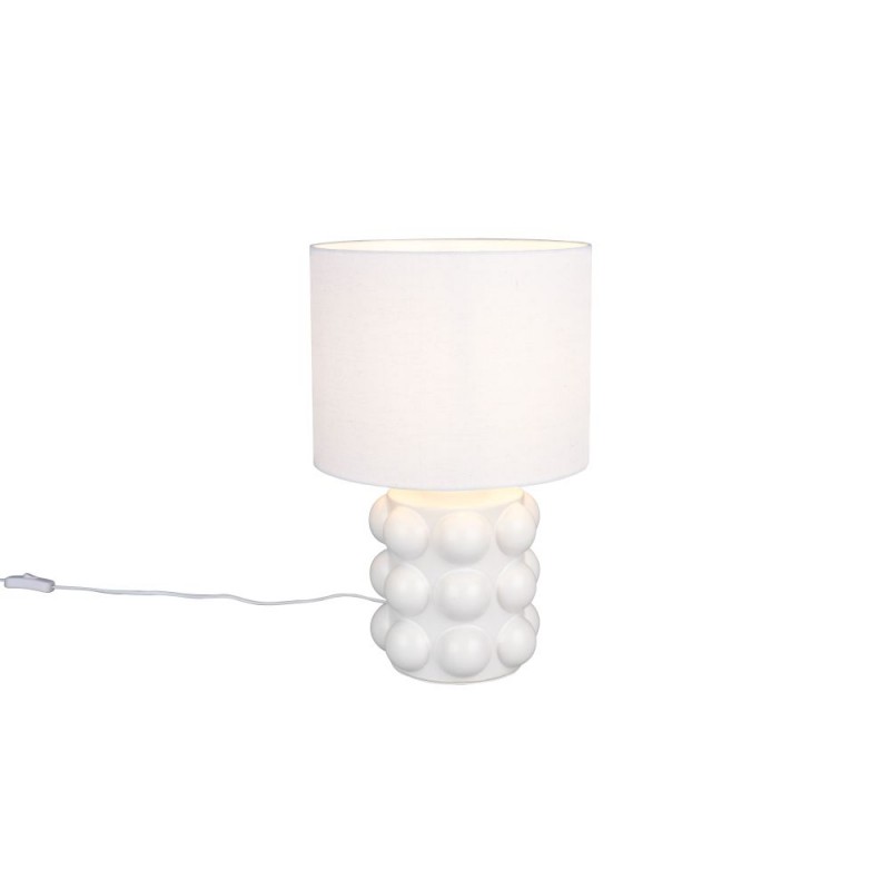 Trio-R56481901 - Kate - White Table Lamp ∅ 30 cm