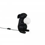 Rabbit - Black Animal Table Lamp