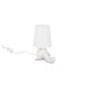 Trio-R56531001 - Huma - White Ceramic Table Lamp with White Shade