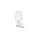 Trio-R56531001 - Huma - White Ceramic Table Lamp with White Shade