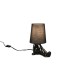 Trio-R56531002 - Huma - Black Ceramic Table Lamp with Black Shade