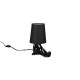 Trio-R56531002 - Huma - Black Ceramic Table Lamp with Black Shade