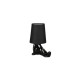Trio-R56531002 - Huma - Black Ceramic Table Lamp with Black Shade